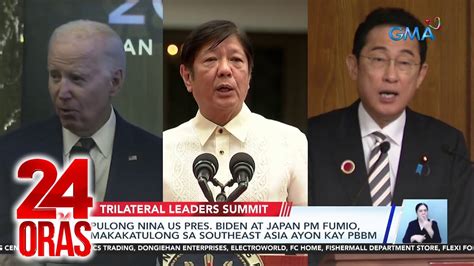 Pulong nila nina US Pres. Biden at Japan PM Fumio, .